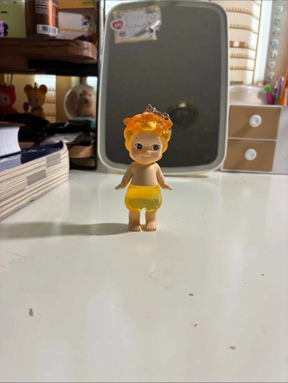 orange sonny angel figure